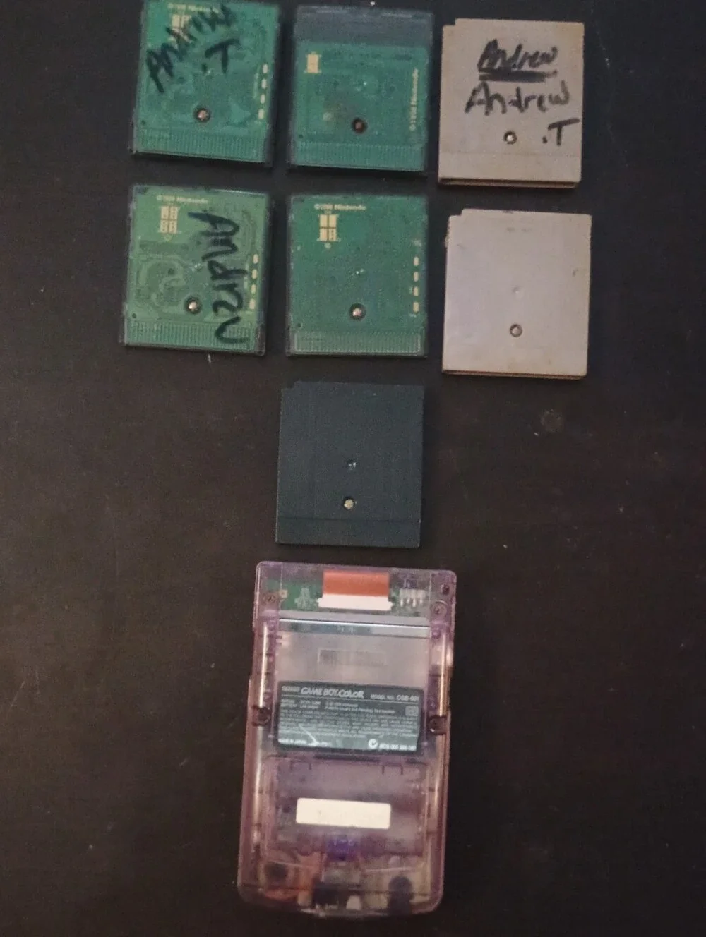Nintendo Gameboy Color Atomic Purple Console Bundle